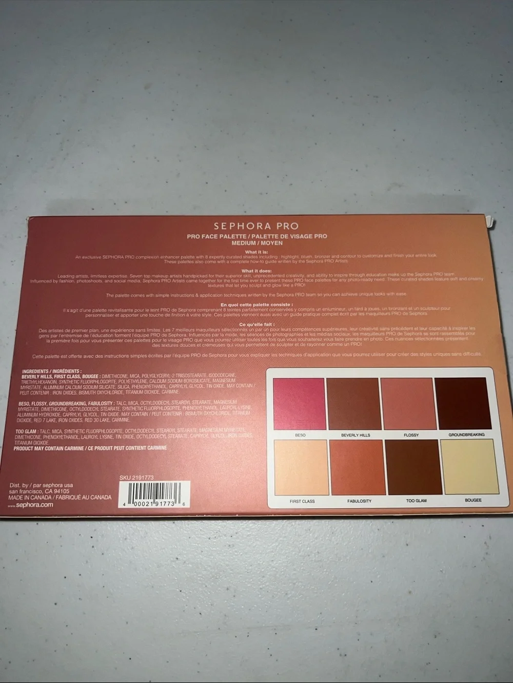 Sephora Pro Face Palette-Medium